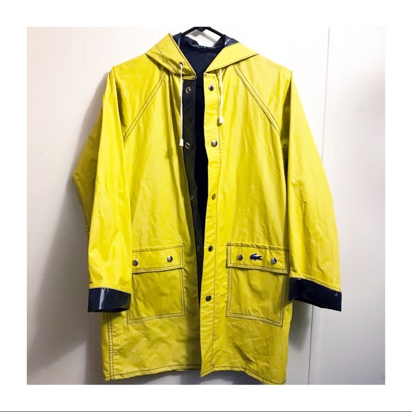 lacoste rain coat